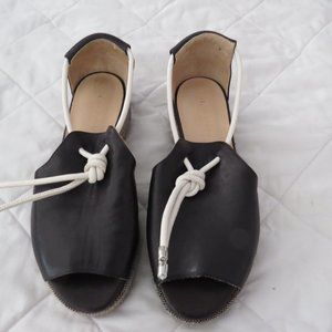 Marco Padova Leather Wedge Heeled Sandals